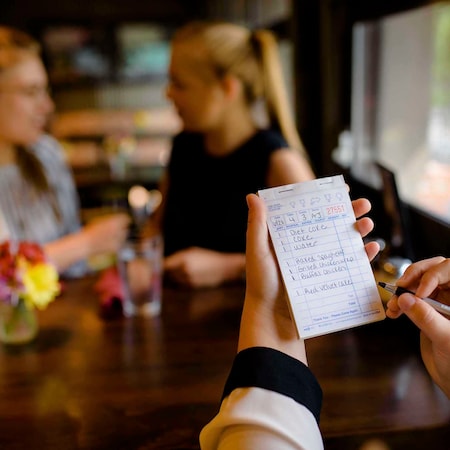 National Checking 13 Line White Carbon 2 Part Guest Check 100 Checks, PK100 101SP